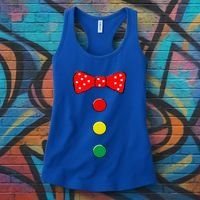 Clown Costume Halloween Funny Circus Clown Matching Family Women's Tank Top thumb 3