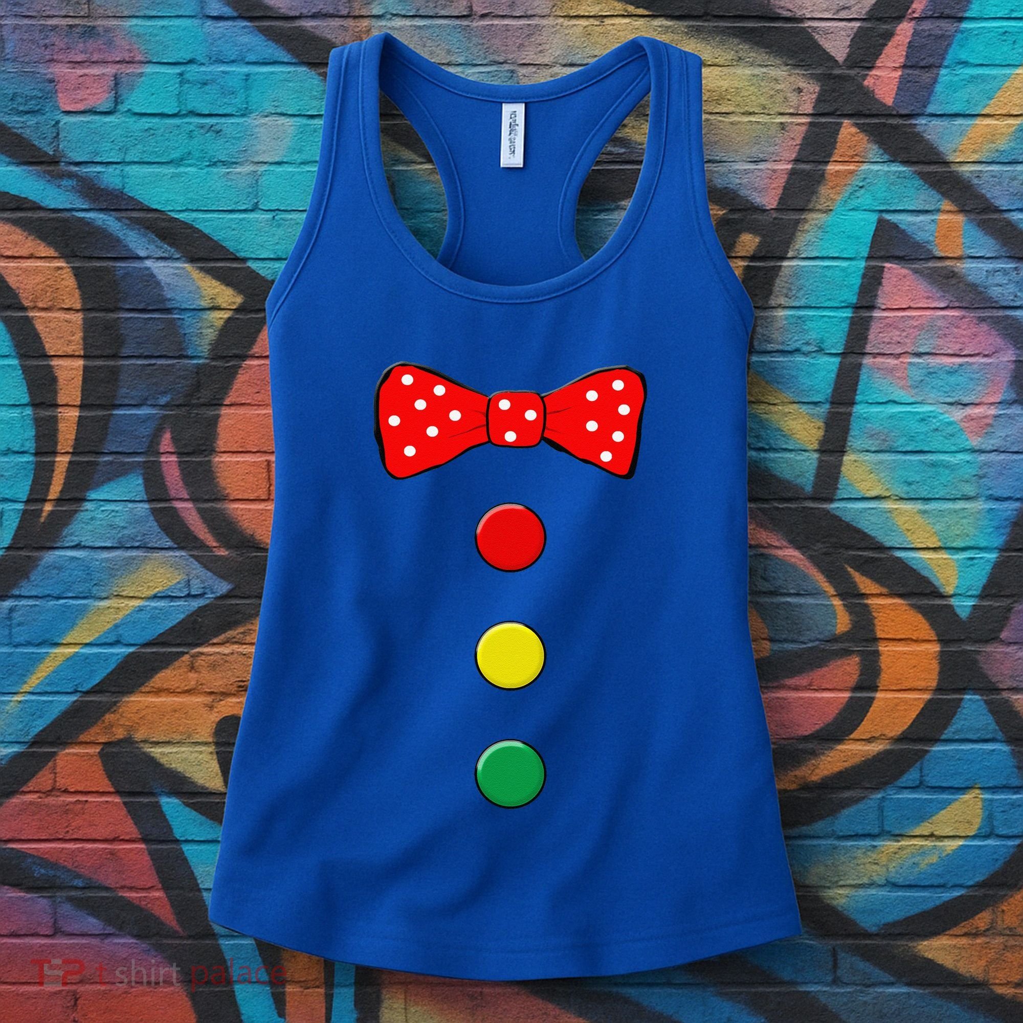 Clown Costume Halloween Funny Circus Clown Matching Family Women's Tank Top
