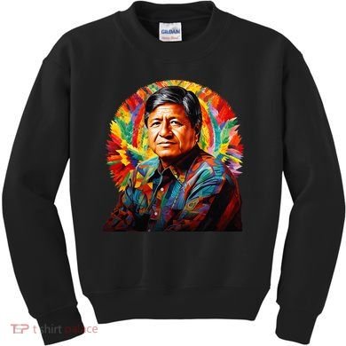 Cesar Chavez Hispanic Heritage Month Kids Sweatshirt