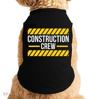 Construction Crew Highway Worker Doggie Tank