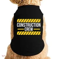 Construction Crew Highway Worker Doggie Tank thumb 0