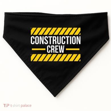 Construction Crew Highway Worker USA-Made Doggie Bandana
