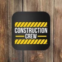 Construction Crew Highway Worker Coaster thumb 0
