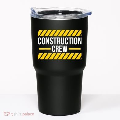 Construction Crew Highway Worker Tumbler