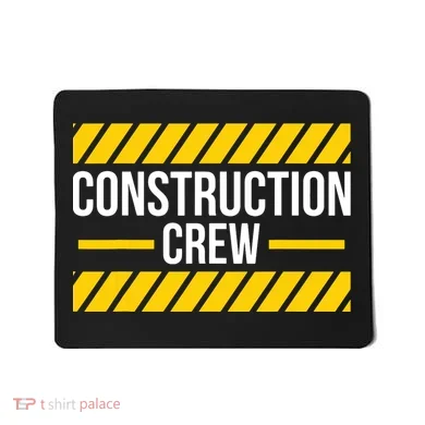 Construction Crew Highway Worker Mousepad