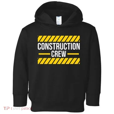 Construction Crew Highway Worker Toddler Hoodie