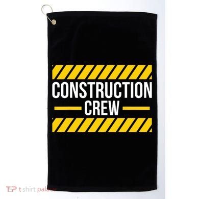 Construction Crew Highway Worker Golf Towel