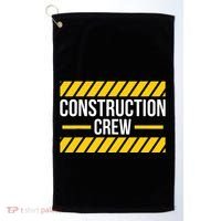 Construction Crew Highway Worker Golf Towel thumb 0
