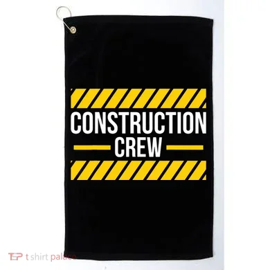 Construction Crew Highway Worker Golf Towel