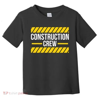 Construction Crew Highway Worker Toddler T-Shirt