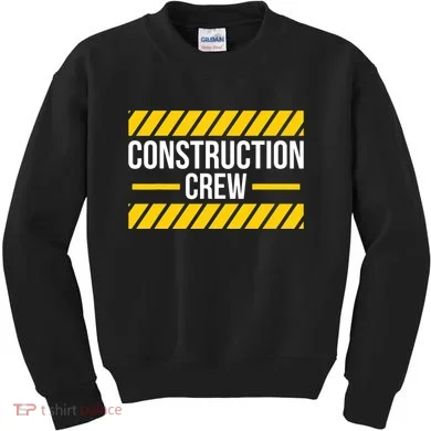Construction Crew Highway Worker Kids Sweatshirt
