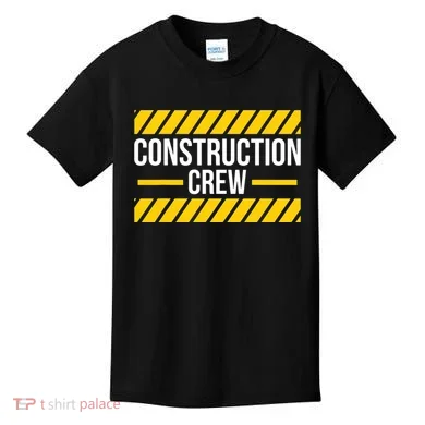 Construction Crew Highway Worker Kids T-Shirt