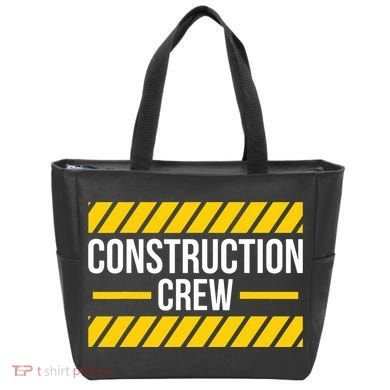 Construction Crew Highway Worker Tote Bag