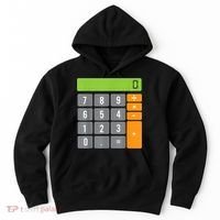 Calculator Costume Halloween Easy Cosplay Math Geek Outfit Hoodie thumb 0