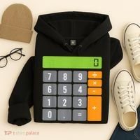 Calculator Costume Halloween Easy Cosplay Math Geek Outfit Hoodie thumb 4