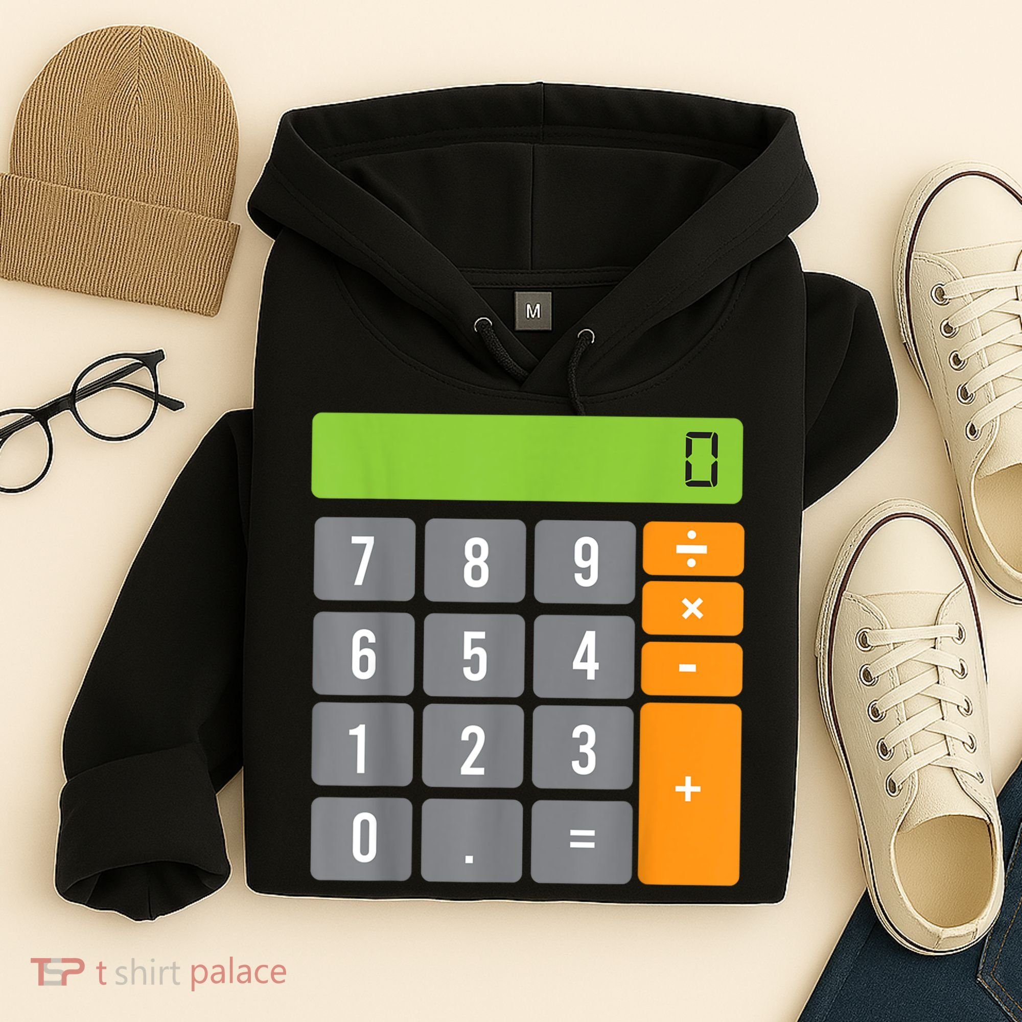 Calculator Costume Halloween Easy Cosplay Math Geek Outfit Hoodie