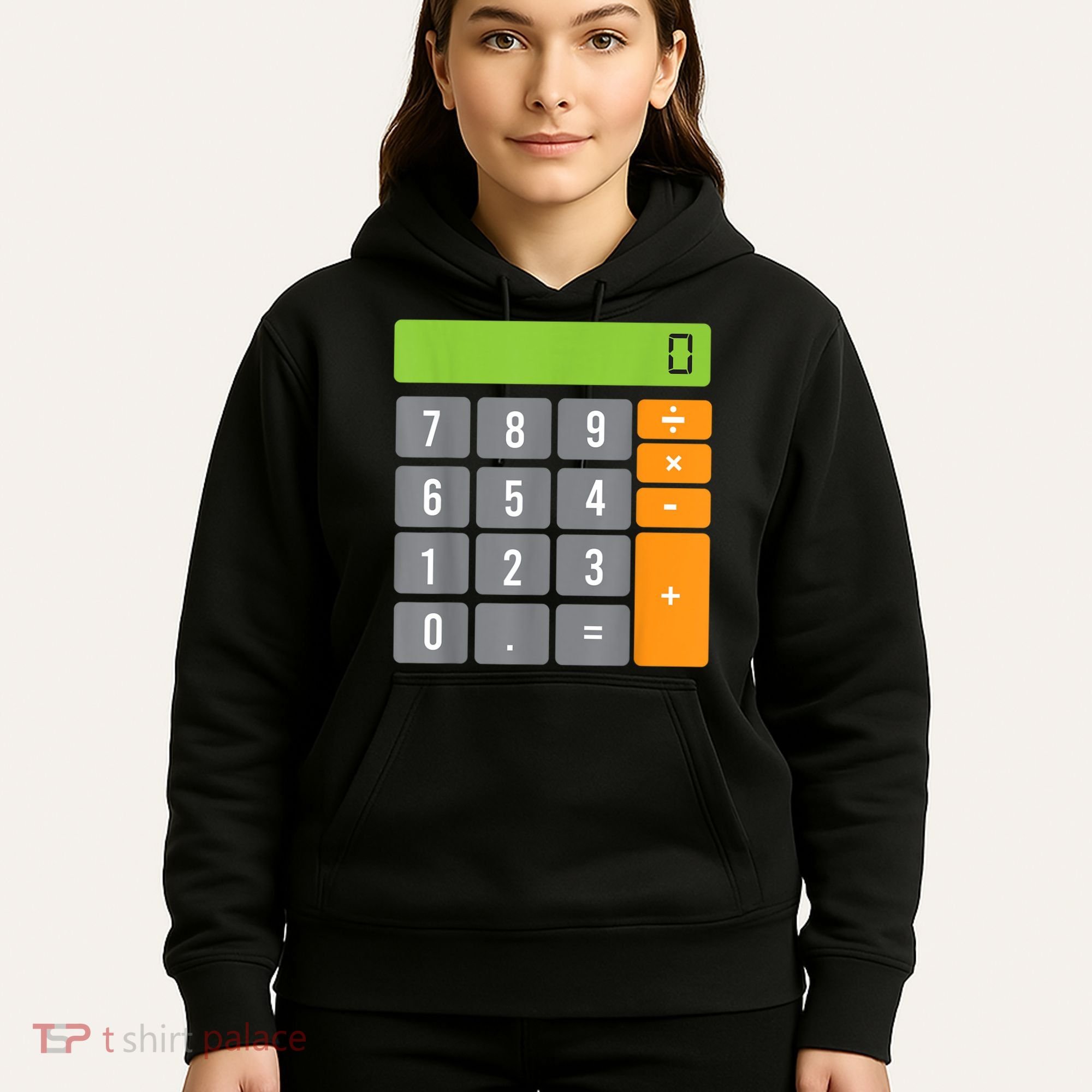 Calculator Costume Halloween Easy Cosplay Math Geek Outfit Hoodie