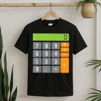 Calculator Costume Halloween Easy Cosplay Math Geek Outfit T-Shirt thumb 2