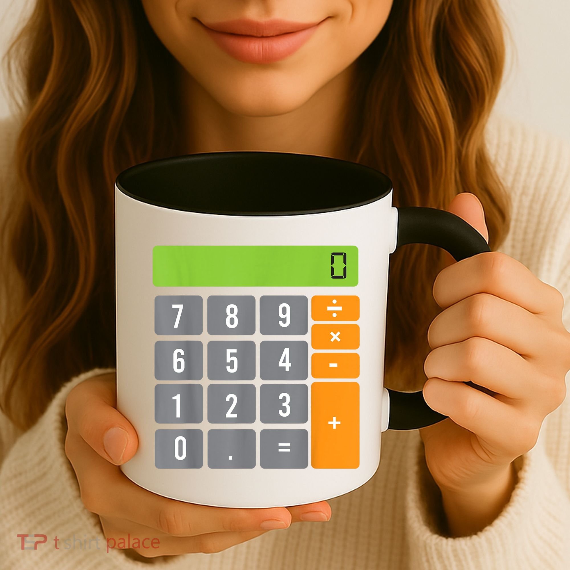 Calculator Costume Halloween Easy Cosplay Math Geek Outfit Coffee Mug