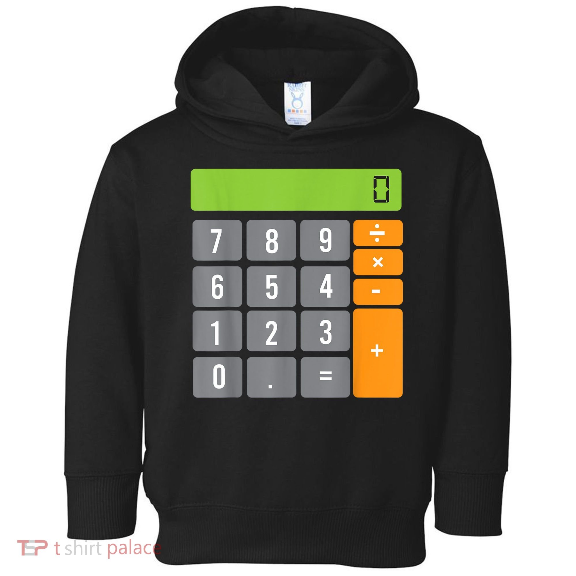 Calculator Costume Halloween Easy Cosplay Math Geek Outfit Toddler Hoodie