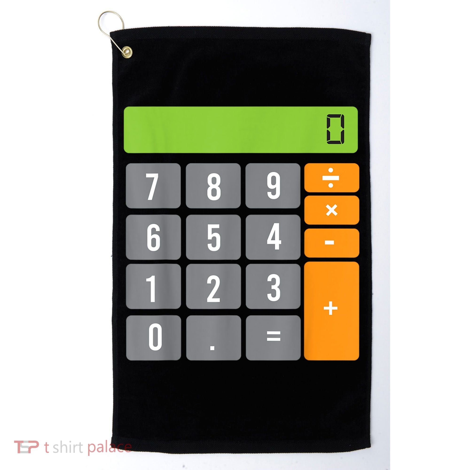Calculator Costume Halloween Easy Cosplay Math Geek Outfit Golf Towel