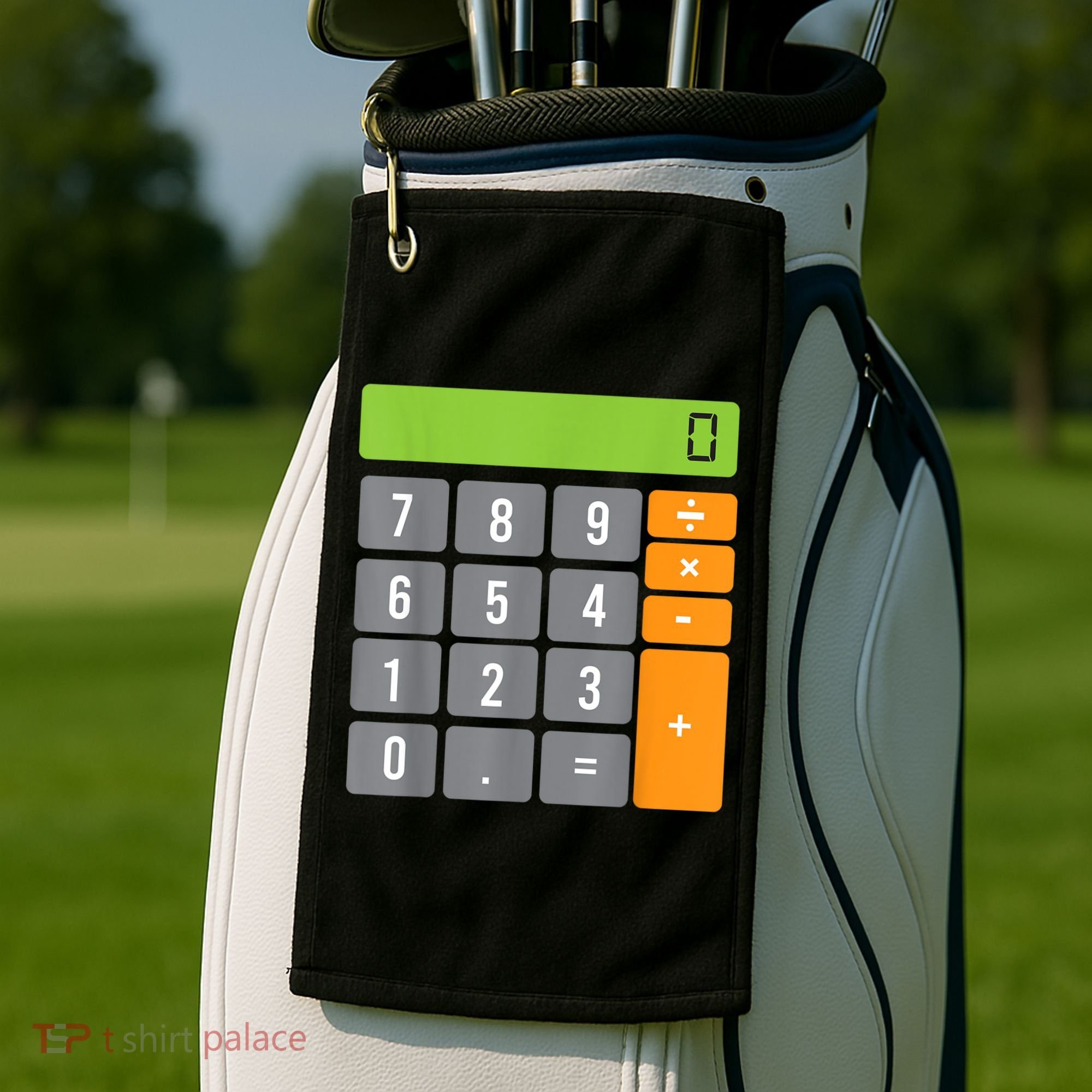 Calculator Costume Halloween Easy Cosplay Math Geek Outfit Golf Towel