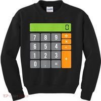 Calculator Costume Halloween Easy Cosplay Math Geek Outfit Kids Sweatshirt thumb 0