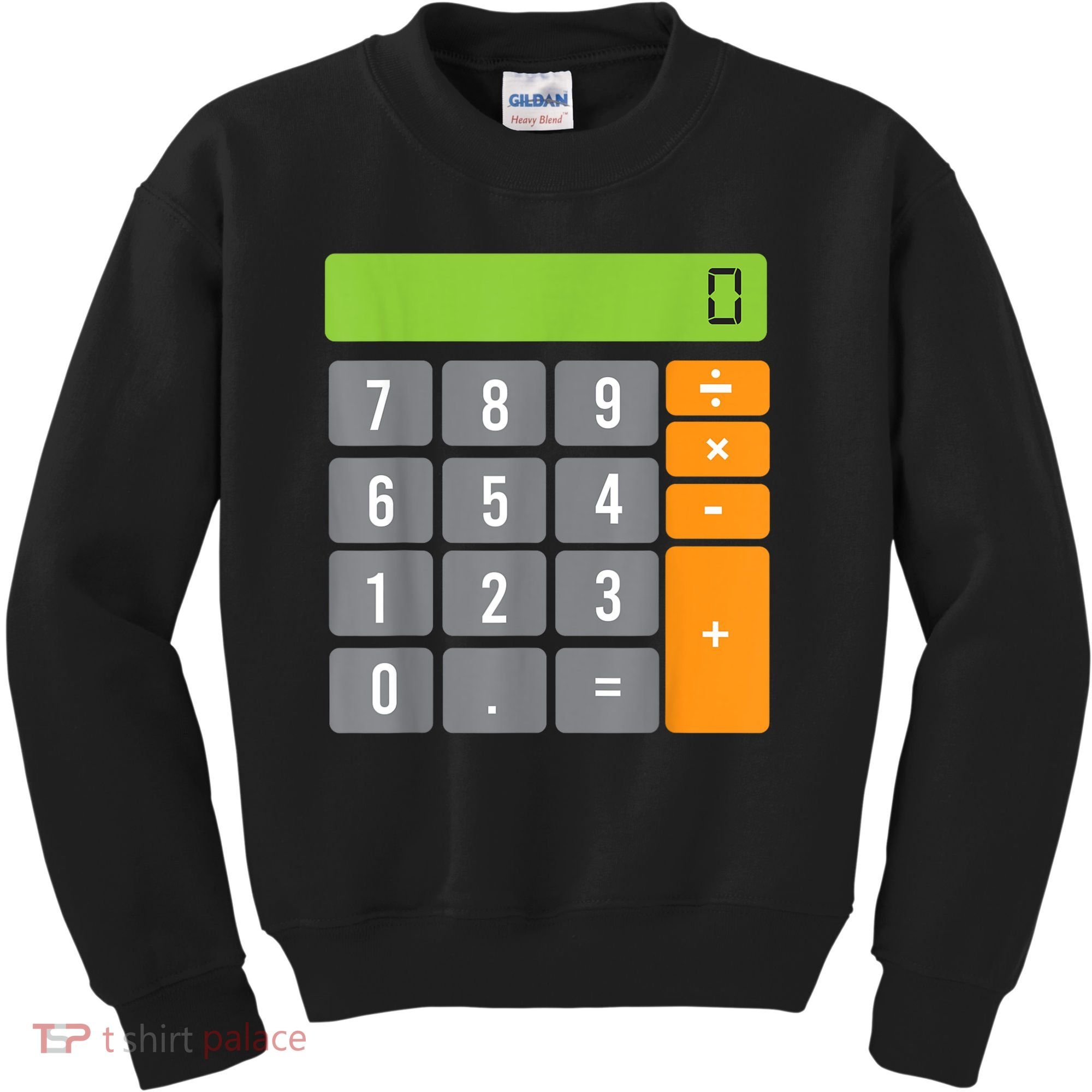 Calculator Costume Halloween Easy Cosplay Math Geek Outfit Kids Sweatshirt