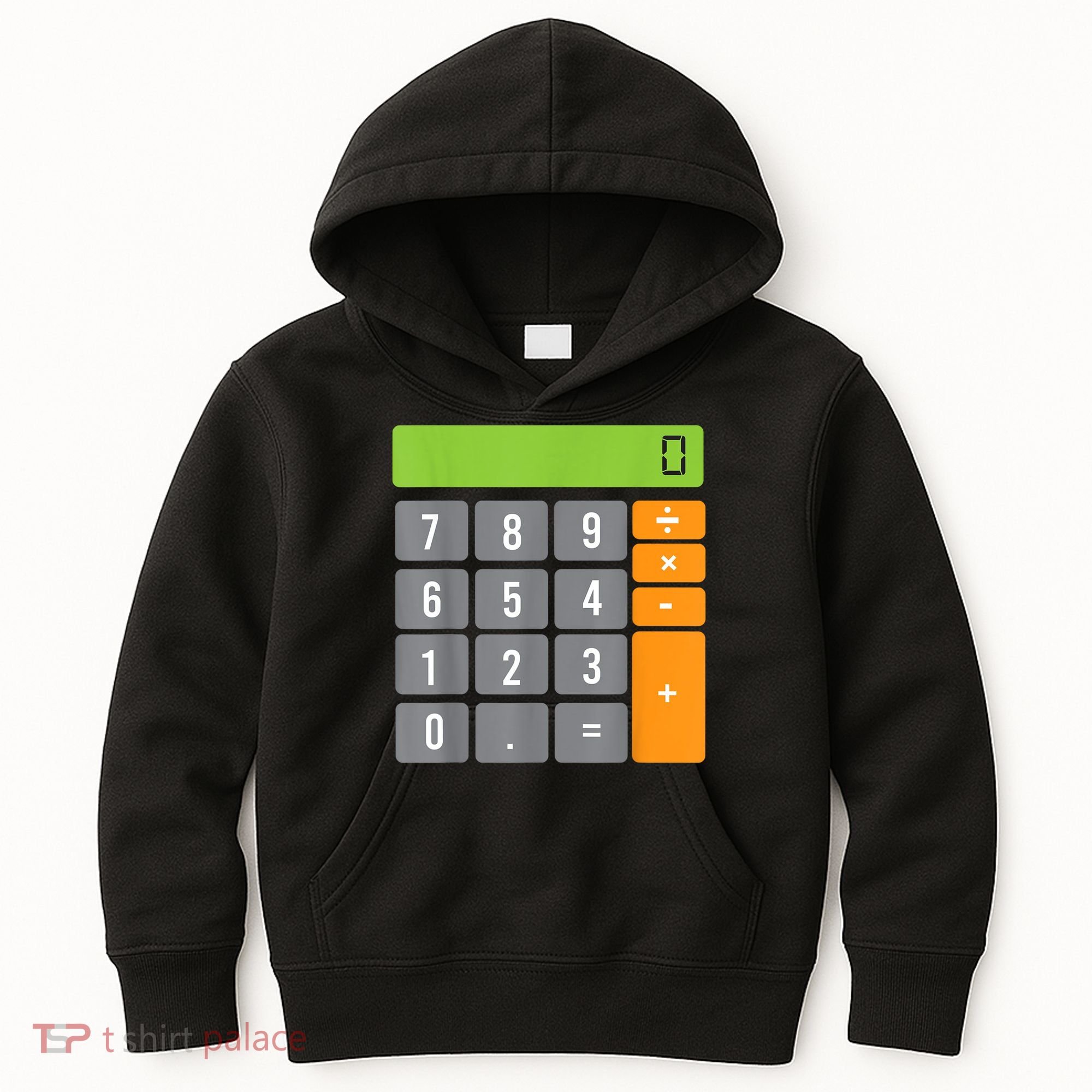 Calculator Costume Halloween Easy Cosplay Math Geek Outfit Kids Hoodie