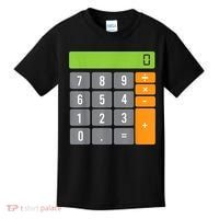 Calculator Costume Halloween Easy Cosplay Math Geek Outfit Kids T-Shirt thumb 0
