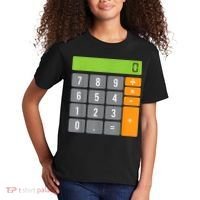 Calculator Costume Halloween Easy Cosplay Math Geek Outfit Kids T-Shirt thumb 2