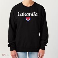 Cubanita Cuban Heart Cuba Flag Women's Sweatshirt thumb 0