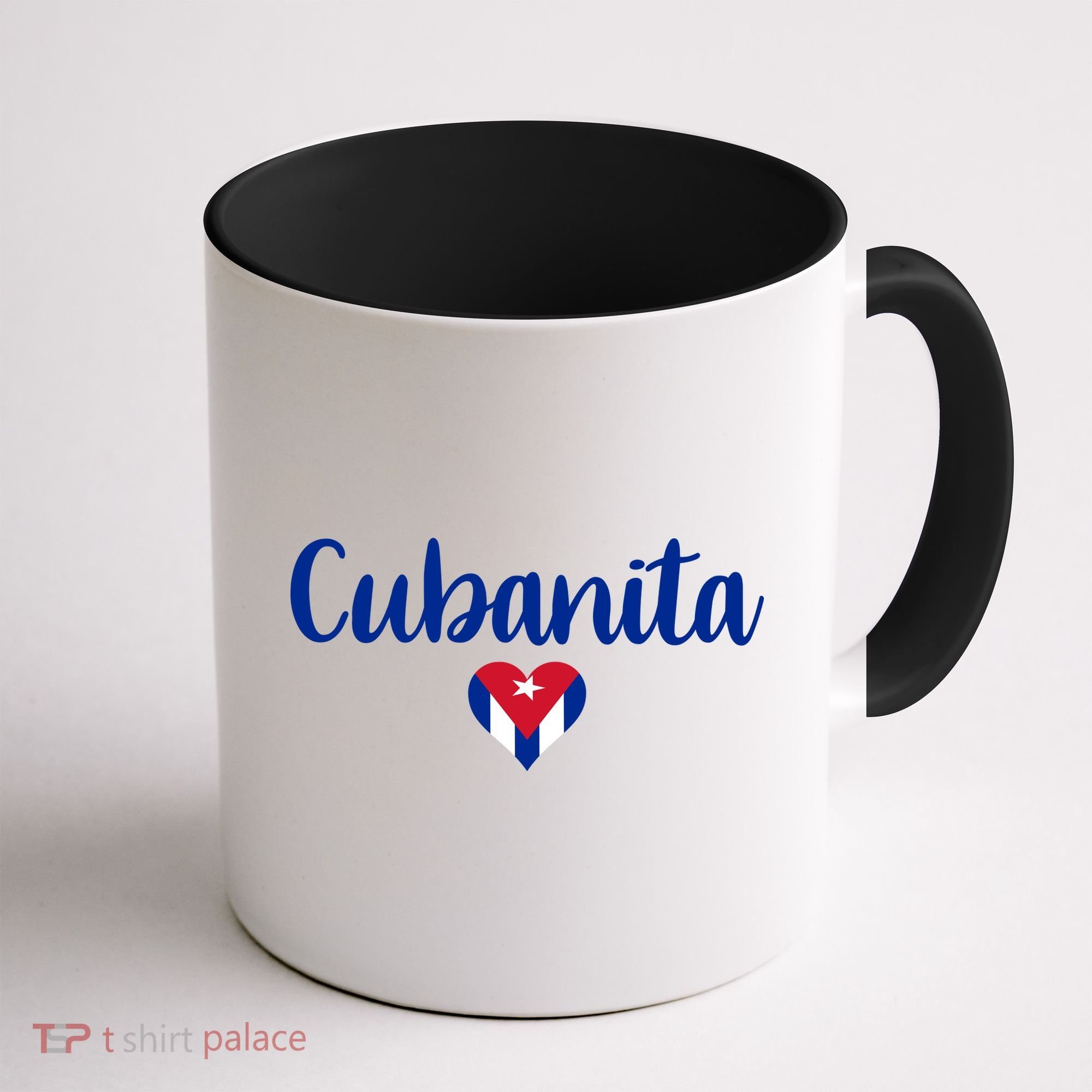 Cubanita Cuban Heart Cuba Flag Coffee Mug