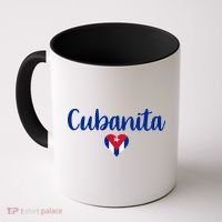 Cubanita Cuban Heart Cuba Flag Coffee Mug thumb 0