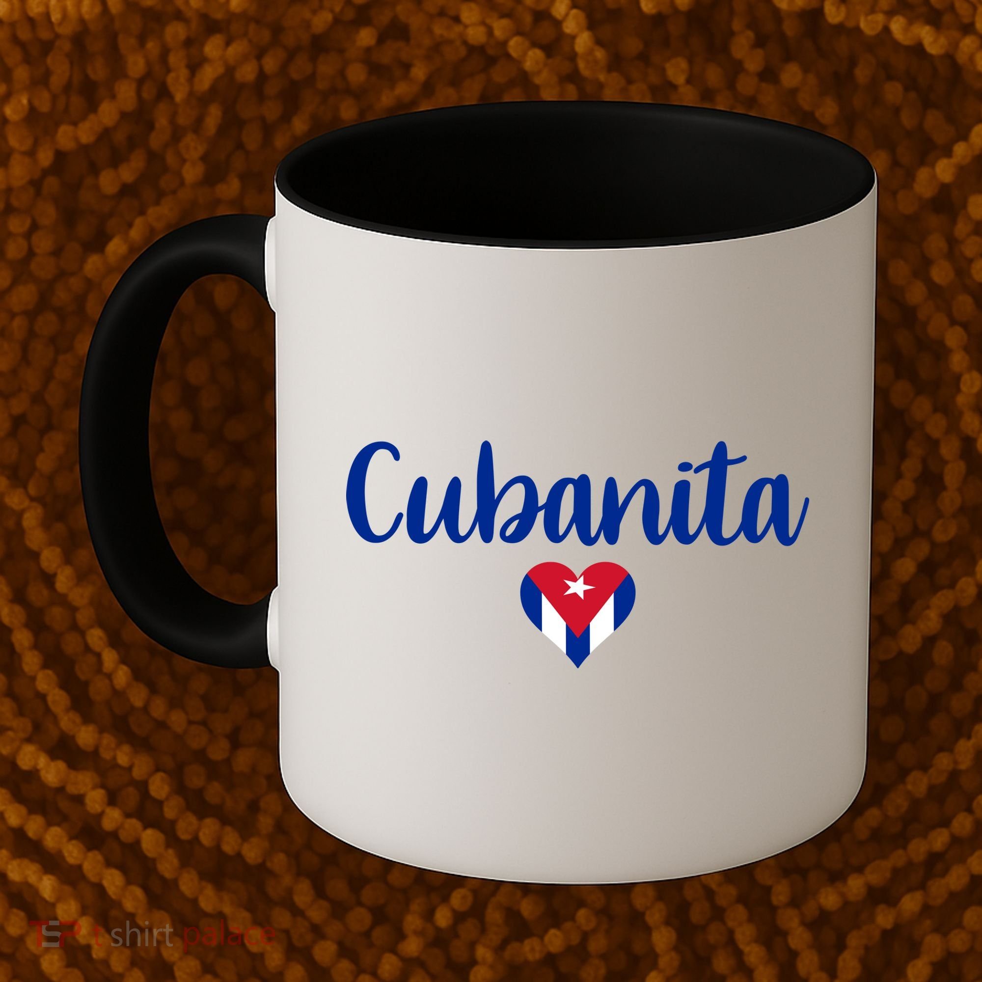 Cubanita Cuban Heart Cuba Flag Coffee Mug
