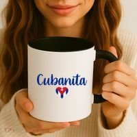 Cubanita Cuban Heart Cuba Flag Coffee Mug thumb 3