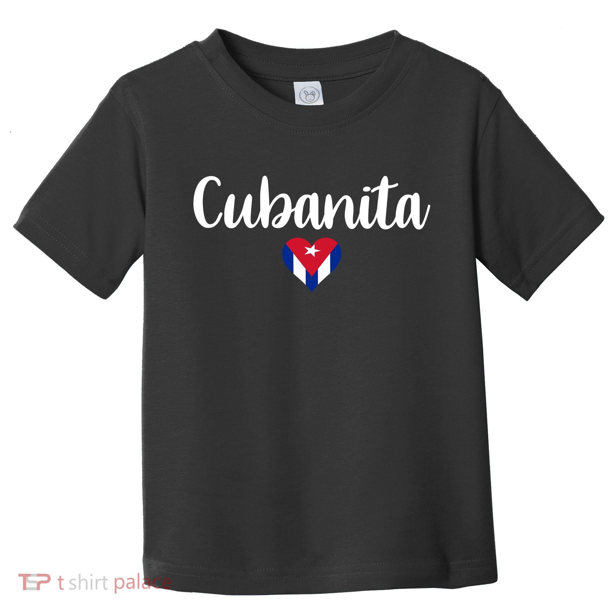 Cubanita Cuban Heart Cuba Flag Toddler T-Shirt