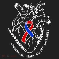 Chd Congenital Heart Defect Disease Awareness Ribbon Warrior Women's Sweatshirt thumb 2