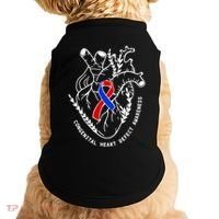 Chd Congenital Heart Defect Disease Awareness Ribbon Warrior Doggie Tank thumb 0