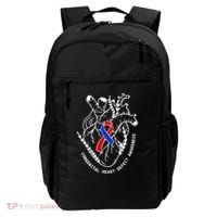 Chd Congenital Heart Defect Disease Awareness Ribbon Warrior Backpack thumb 0