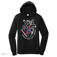 Chd Congenital Heart Defect Disease Awareness Ribbon Warrior Women's Hoodie thumb 0