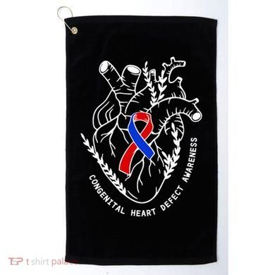 Chd Congenital Heart Defect Disease Awareness Ribbon Warrior Golf Towel