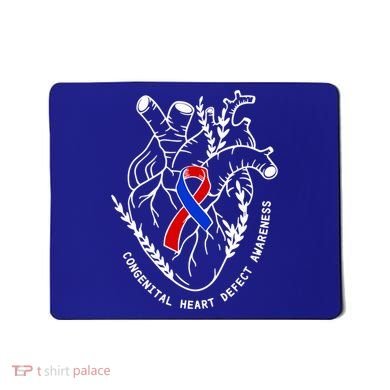 Chd Congenital Heart Defect Disease Awareness Ribbon Warrior Mousepad