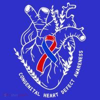 Chd Congenital Heart Defect Disease Awareness Ribbon Warrior Visor thumb 3