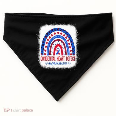 Chd Congenital Heart Defect Awareness Month USA-Made Doggie Bandana