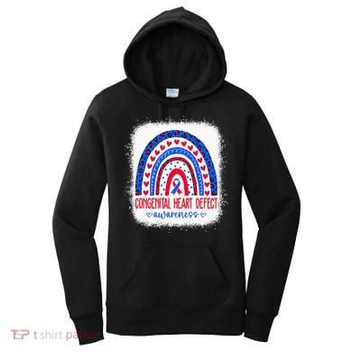 Chd Congenital Heart Defect Awareness Month Women's Hoodie