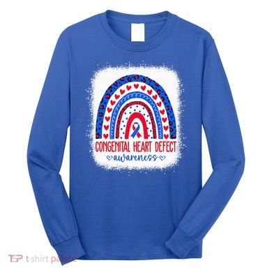 Chd Congenital Heart Defect Awareness Month Long Sleeve Shirt