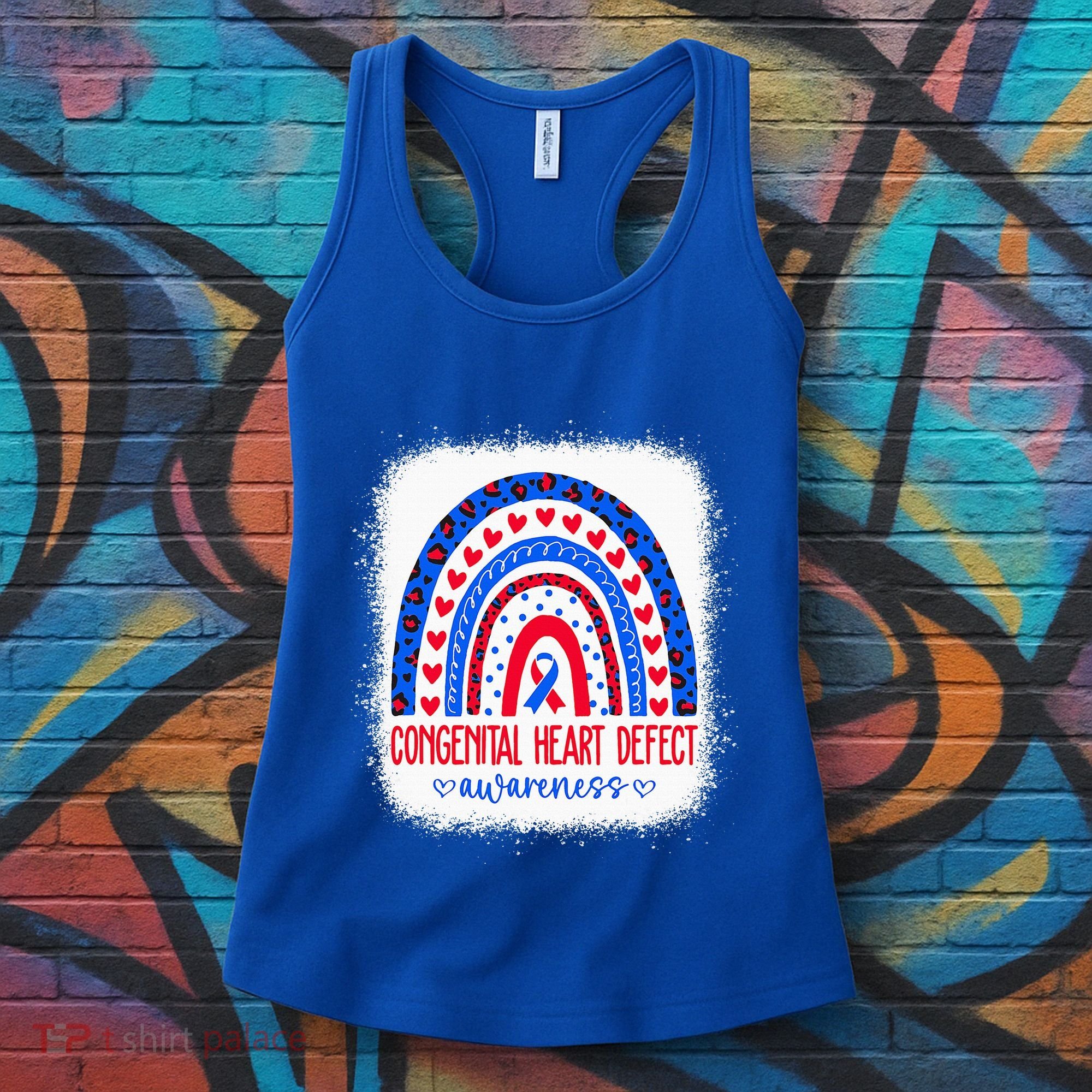 Chd Congenital Heart Defect Awareness Month Women's Tank Top