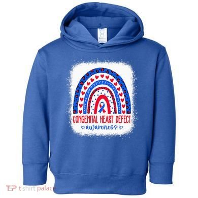 Chd Congenital Heart Defect Awareness Month Toddler Hoodie