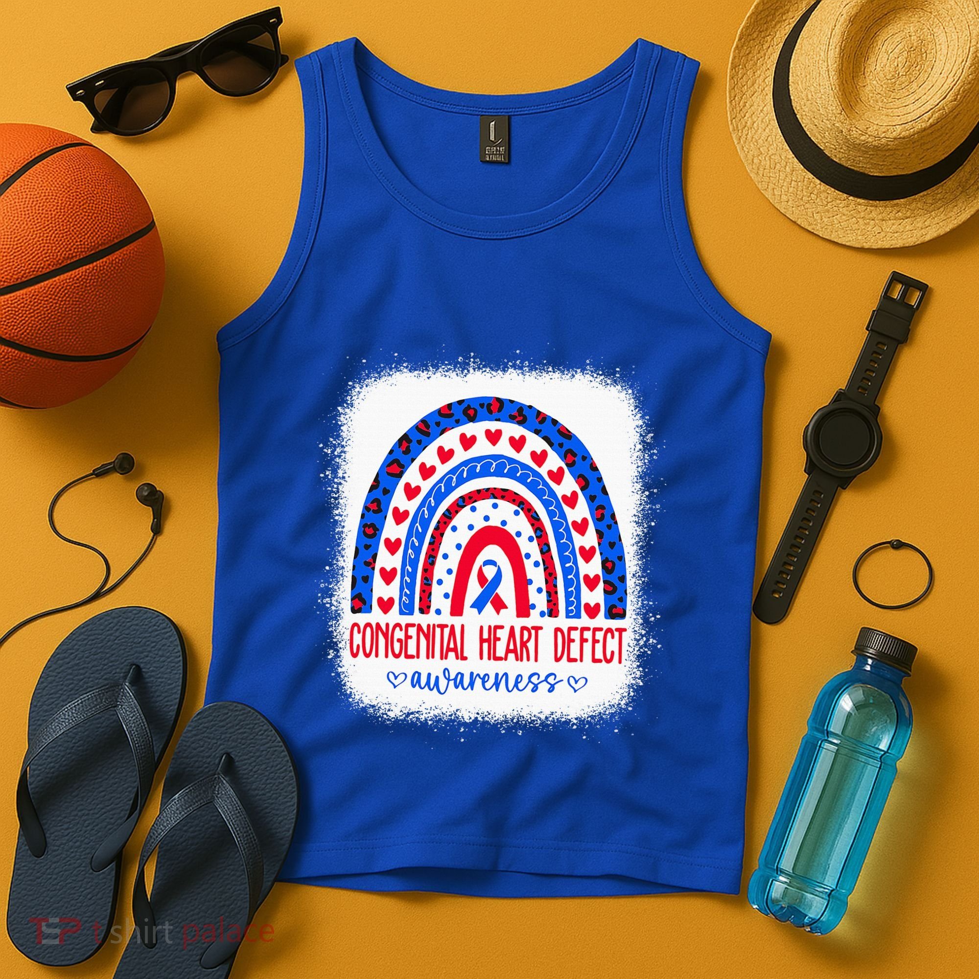Chd Congenital Heart Defect Awareness Month Tank Top